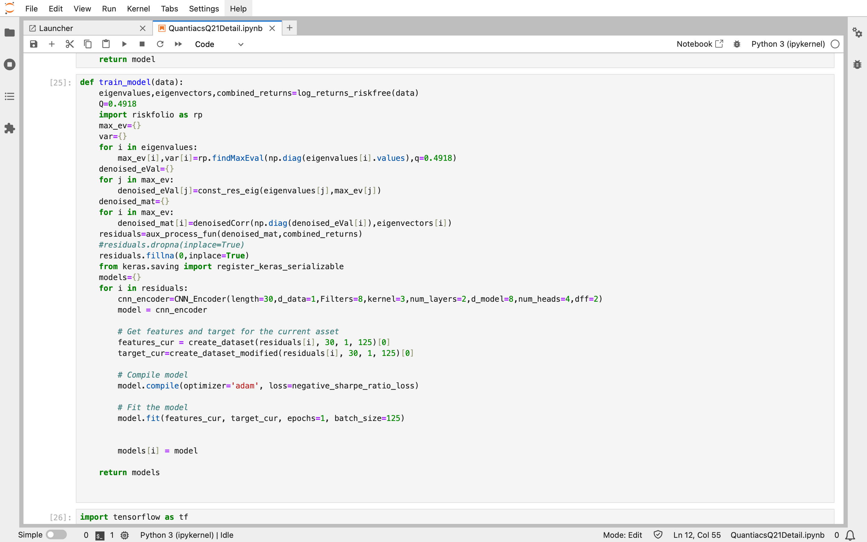 training, predicting and backtesting Neural Network | Quantiacs Community